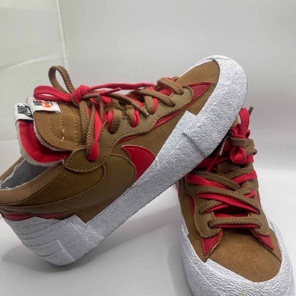 Nike Brown and Red Athletic Shoes